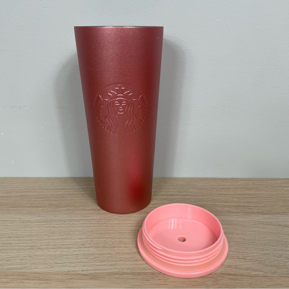 Starbucks Pink Glitter Cold Cup Tumbler
